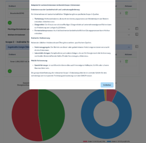 Hilfetexte unterstützen bei der Eingabe der Daten